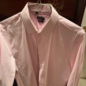 Beautiful Pink Dress Shirt Size L.